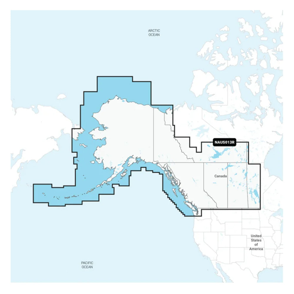 Navionics NAUS013R - Canada, West & Alaska - Navionics+