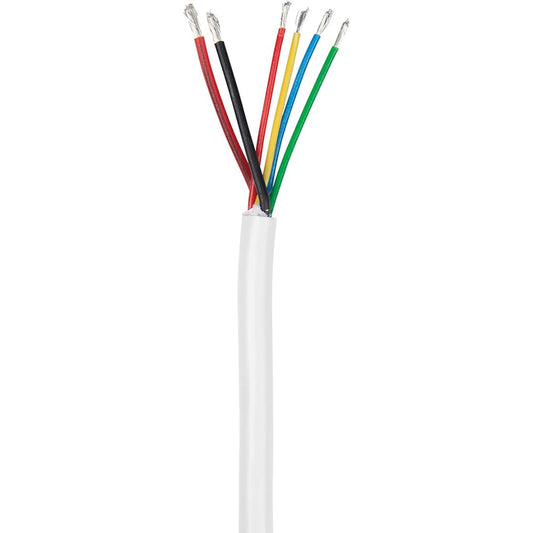 Ancor RGB + Speaker Cable - 18/4 +16/2 Round Jacket - 25' Spool Length (Pack of 2)