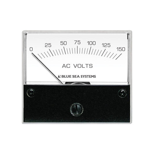 Blue Sea 9353 AC Analog Voltmeter 0-150V AC (Pack of 2)