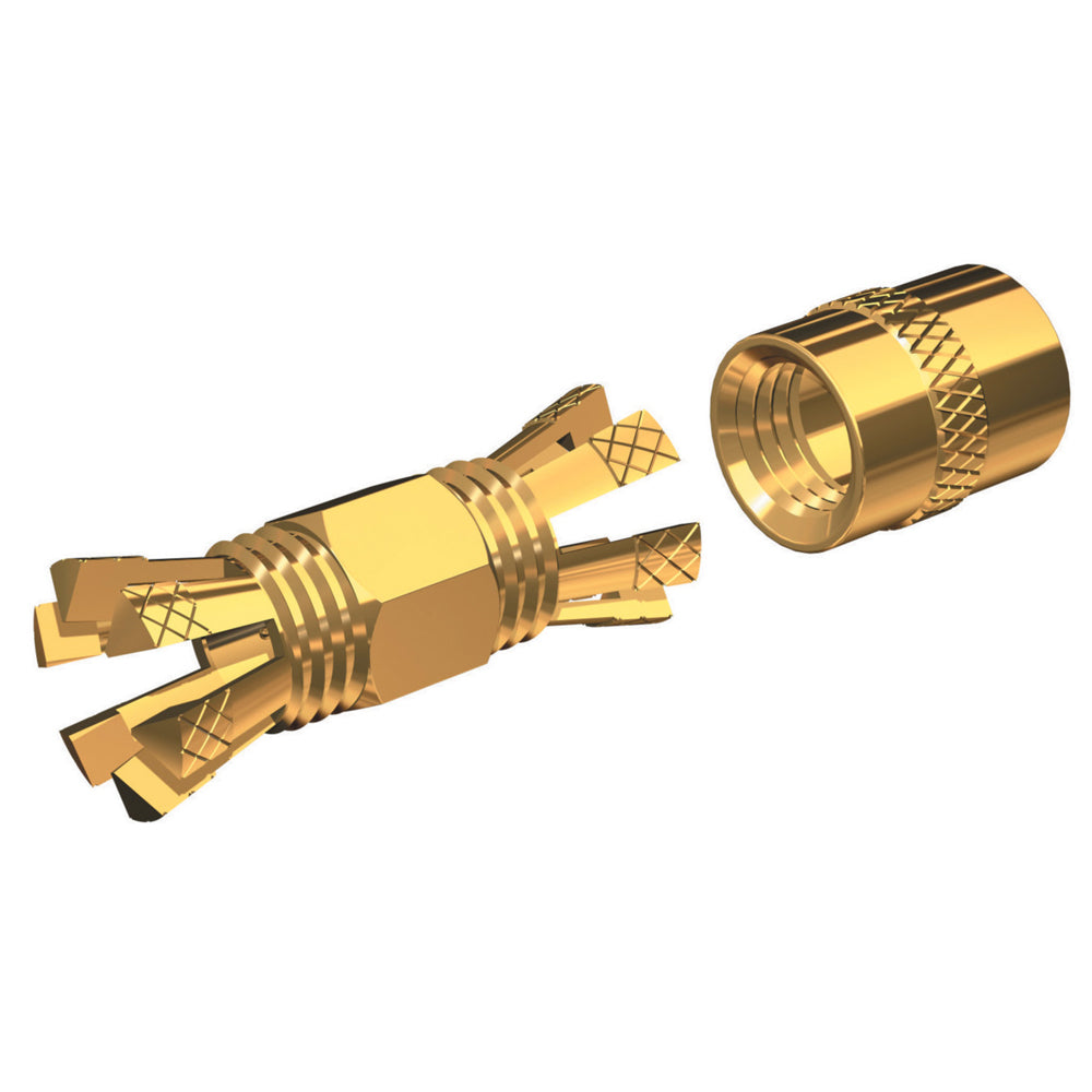 Shakespeare PL-258-CP-G Gold Splice Connector For RG-8X or RG-58/AU Coax. (Pack of 4)