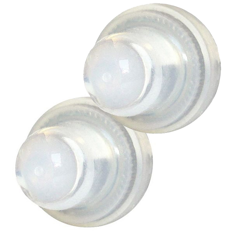 Blue Sea 4135 Push Button Reset Only Circuit Breaker Boot - Clear- 2-Pack (Pack of 8)