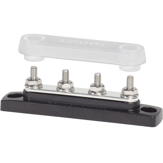 Blue Sea 2315 MiniBus 100 Ampere Common BusBar 4 x 10-32 Stud Terminal with Cover (Pack of 4)