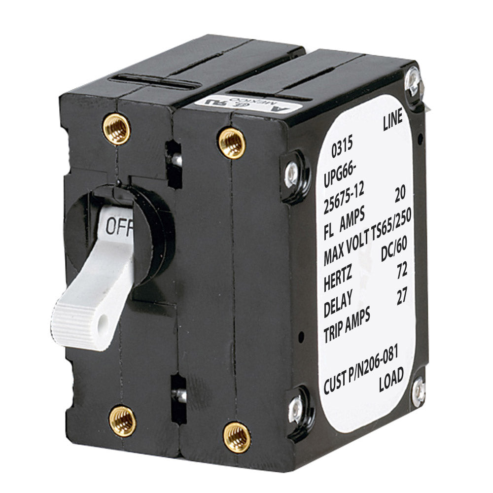 Paneltronics 'A' Frame Magnetic Circuit Breaker - 40 Amps - Double Pole (Pack of 4)