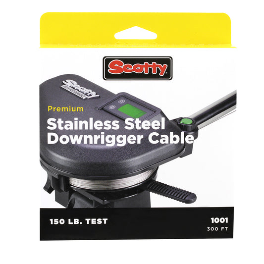 Scotty 200ft Premium Stainless Steel Replacement Cable (Pack of 4)