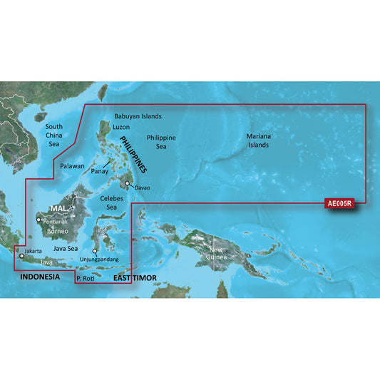 Garmin BlueChart® g3 HD - HXAE005R - Phillippines - Java - Mariana Islands - microSD™/SD™
