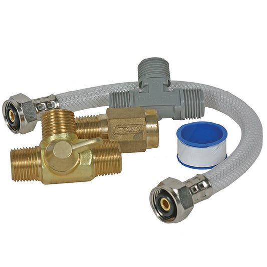 Camco Quick Turn Permanent Waterheater Bypass Kit (Pack of 2)