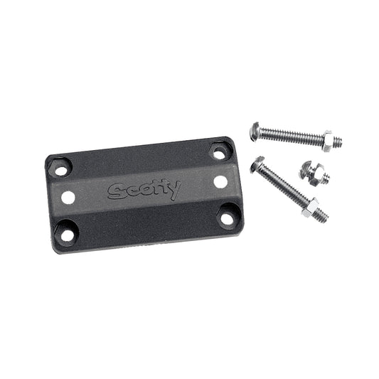 Scotty 242 Rail Mounting Adapter 7/8"-1" - Black (Pack of 6)
