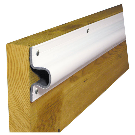Dock Edge "C" Guard Economy PVC Profiles 10ft Roll - White (Pack of 2)