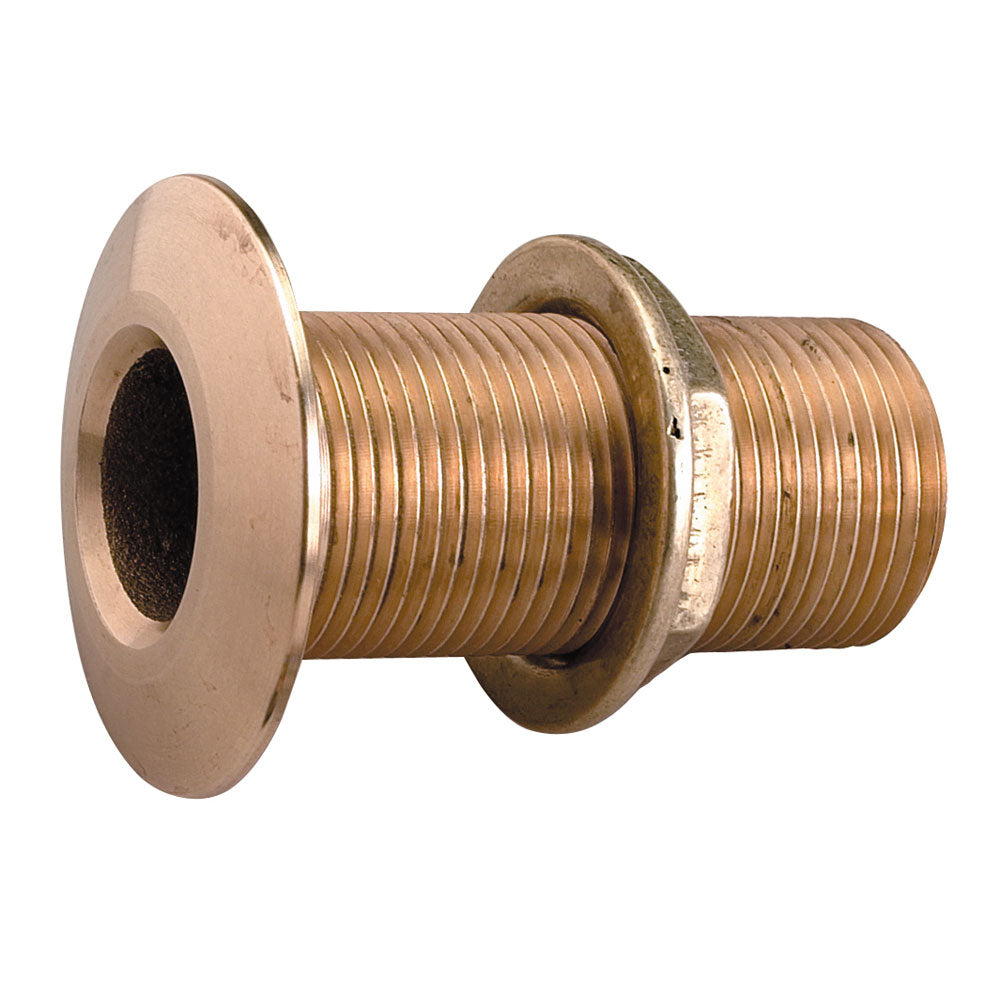 Perko 1/2" Thru-Hull Fitting w/Pipe Thread Bronze MADE IN   THE USA (Pack of 2)
