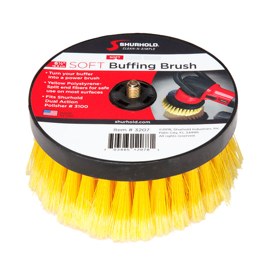 Shurhold 6-&#189;" Soft Brush f/Dual Action Polisher (Pack of 4)