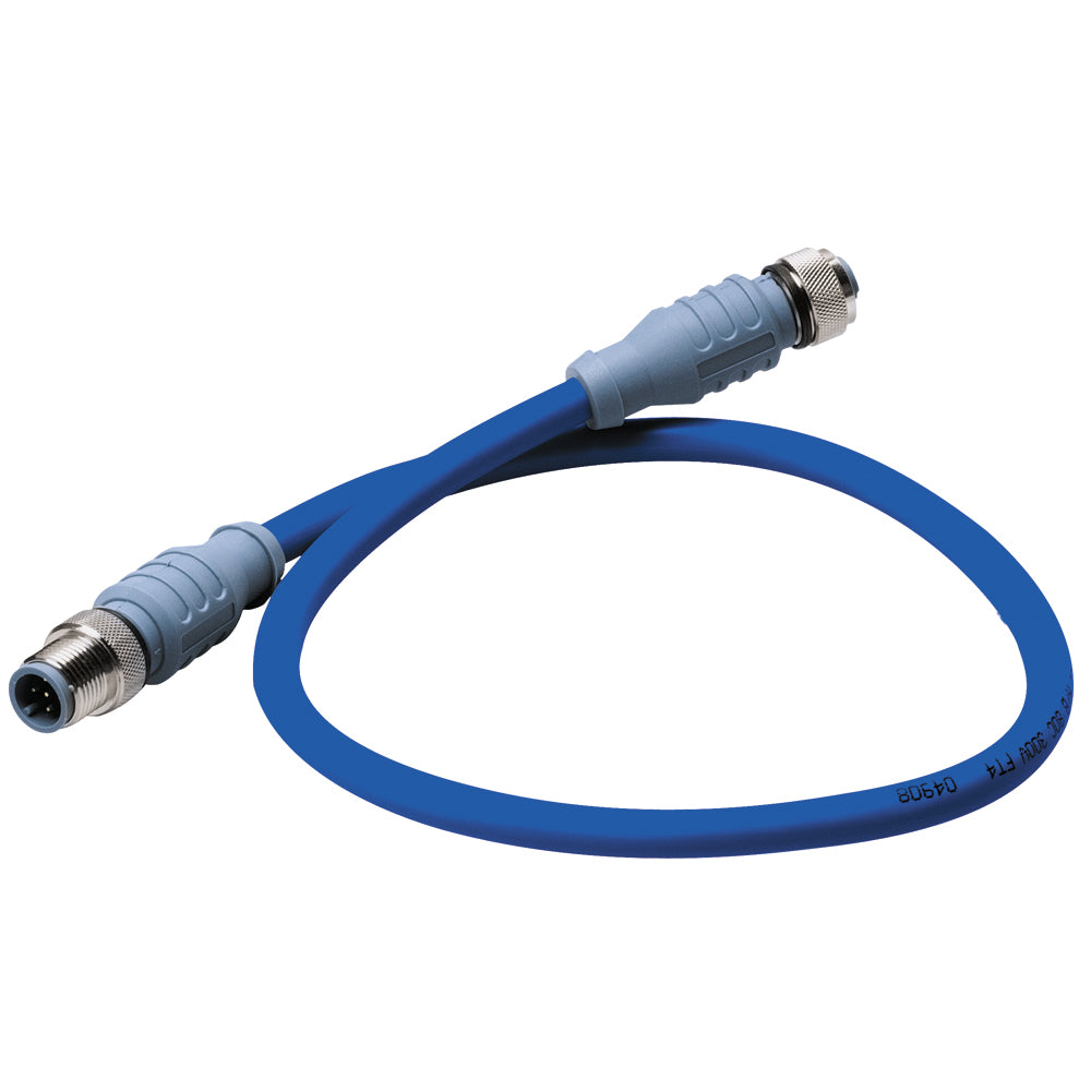 Maretron Mid Double-Ended Cordset - 4 Meter - Blue