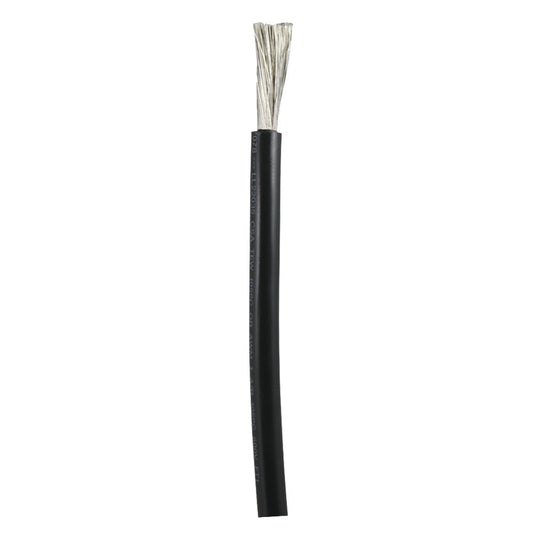 Ancor Black 1 AWG Battery Cable - Sold By The Foot (Pack of 8)