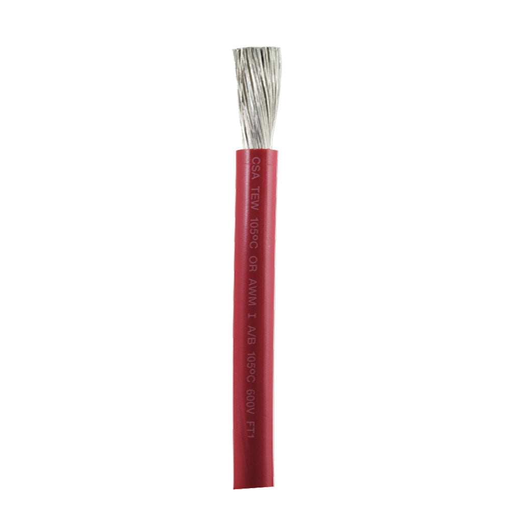 Ancor Red 2/0 AWG Battery Cable - Sold By The Foot (Pack of 6)