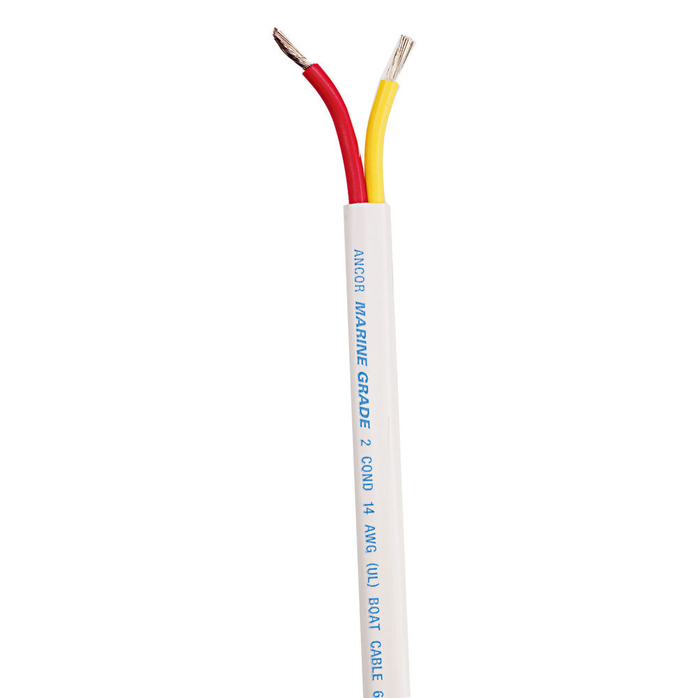 Ancor Safety Duplex Cable - 16/2 - 2x1mm&#178; - Red/Yellow - Sold By The Foot (Pack of 8)