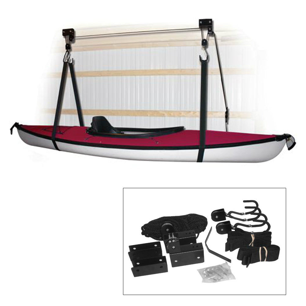 Attwood Kayak Hoist System - Black (Pack of 2)