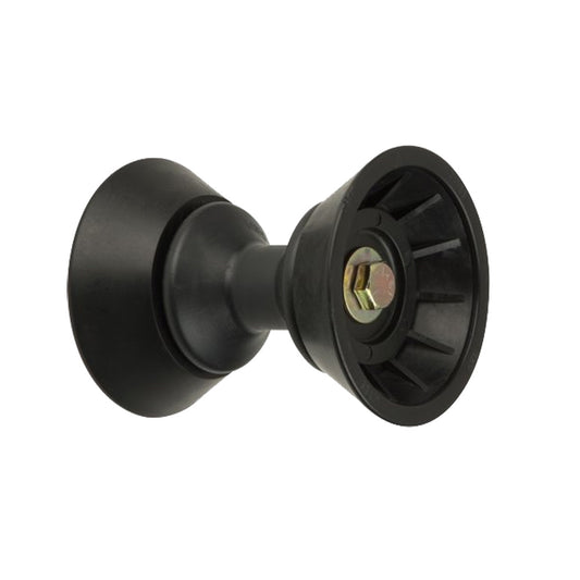C.E. Smith 3" Bow Bell Roller Assembly - Black TPR (Pack of 2)