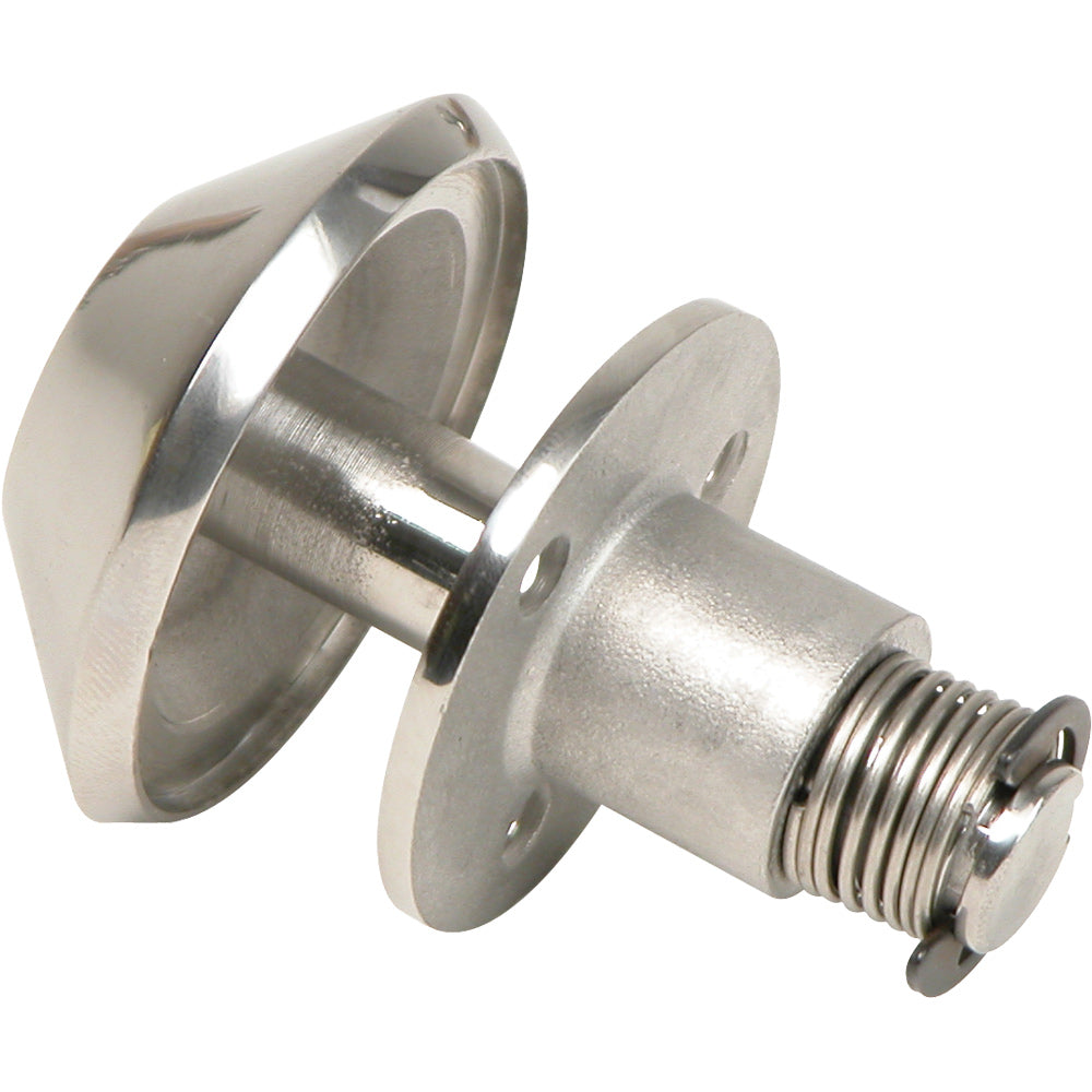 Whitecap Spring Loaded Cleat - 316 Stainless Steel (Pack of 2)