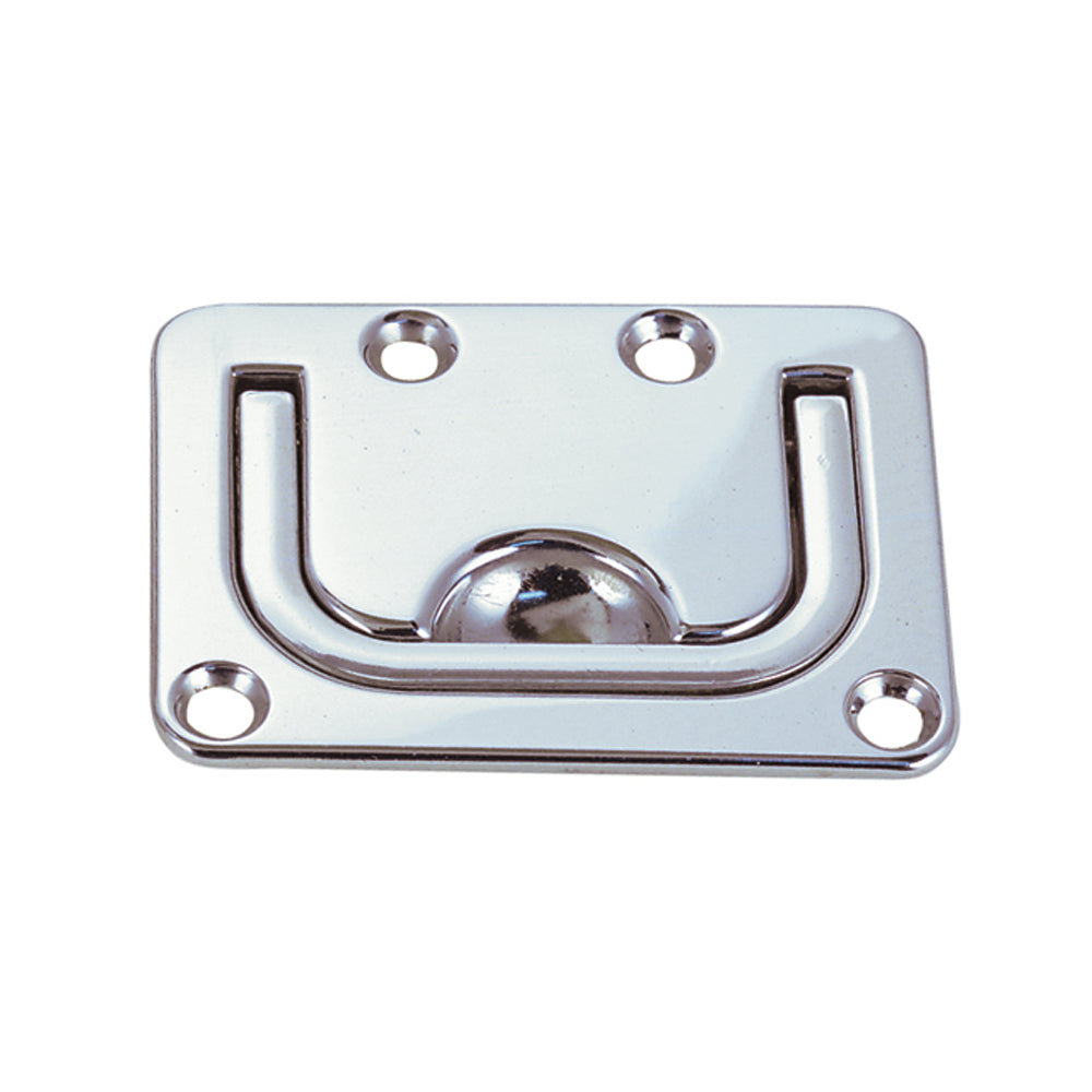 Perko Flush Lifting Handle - Chrome Plated Zinc - 3" x 2-&#188;" (Pack of 4)