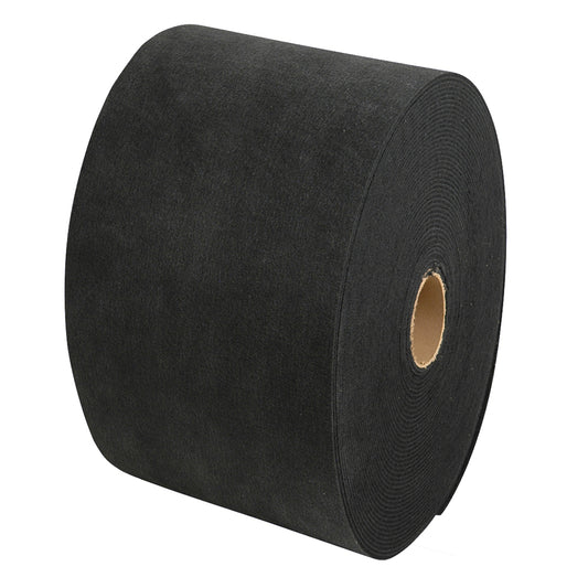 C.E. Smith Carpet Roll - Black - 11"W x 12'L (Pack of 2)