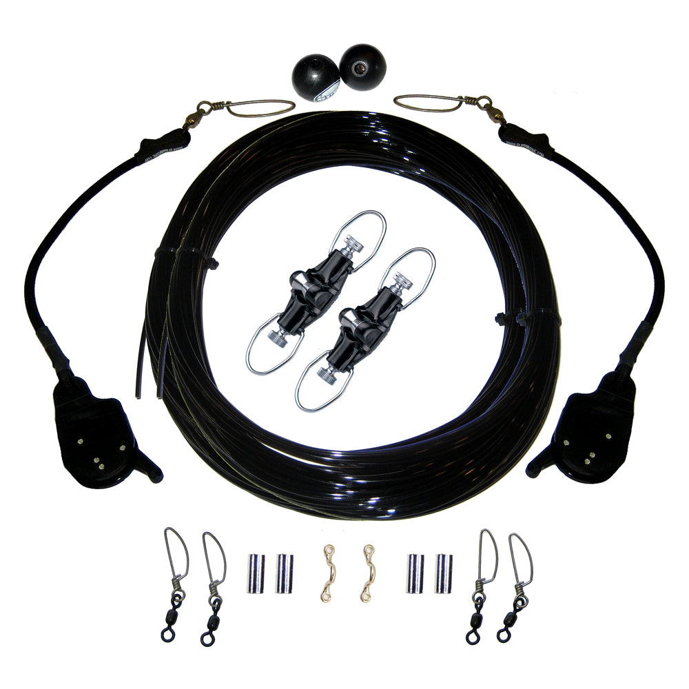 Rupp Single Rigging Kit W/Lok-Ups & Nok-Outs - 160' Black Mono
