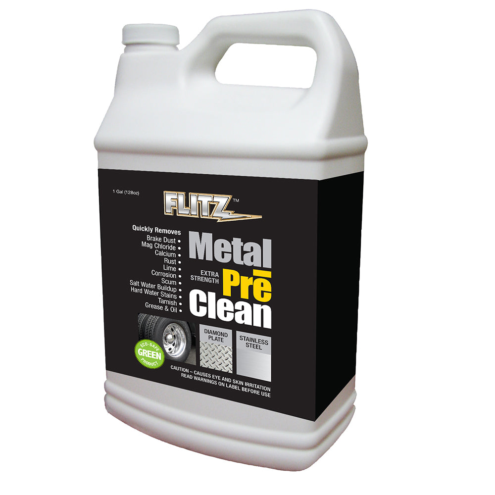 Flitz Metal Pre-Clean - All Metals Including Stainless Steel - Gallon Refill