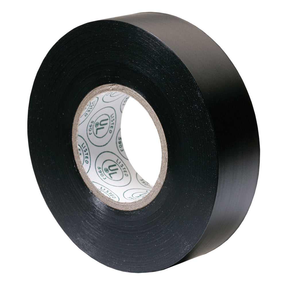 Ancor Premium Electrical Tape - 3/4" x 66' - Black (Pack of 8)