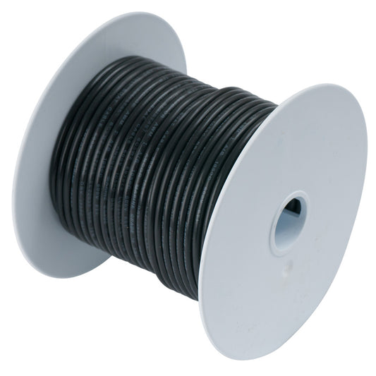 Ancor Black 18 AWG Tinned Copper WIre - 35' (Pack of 8)