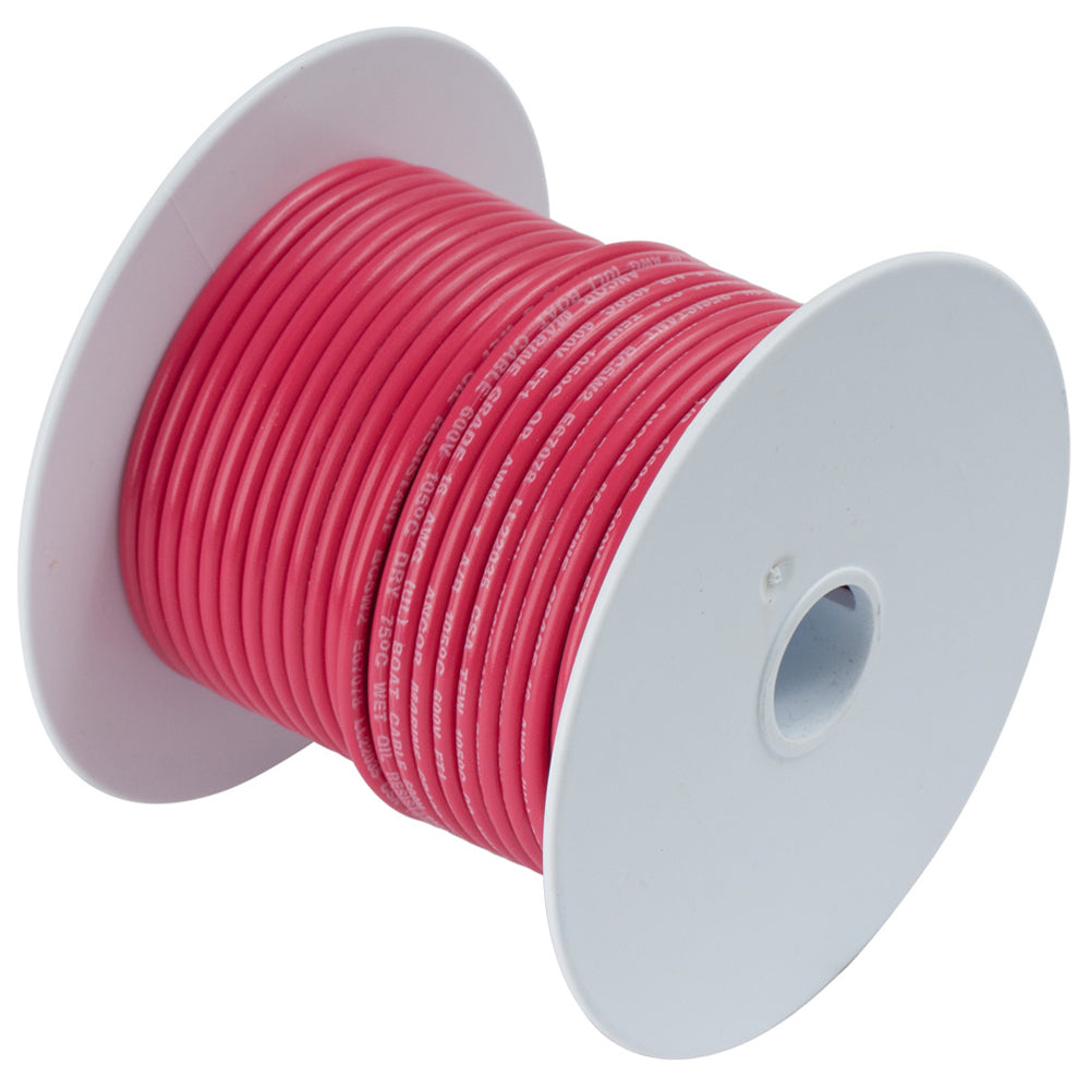 Ancor Red 18 AWG Tinned Copper Wire - 100' (Pack of 6)