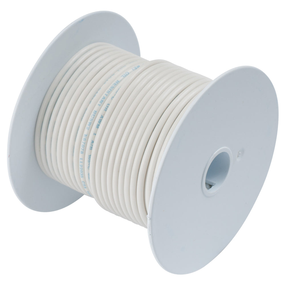 Ancor White 18 AWG Tinned Copper Wire - 100' (Pack of 4)