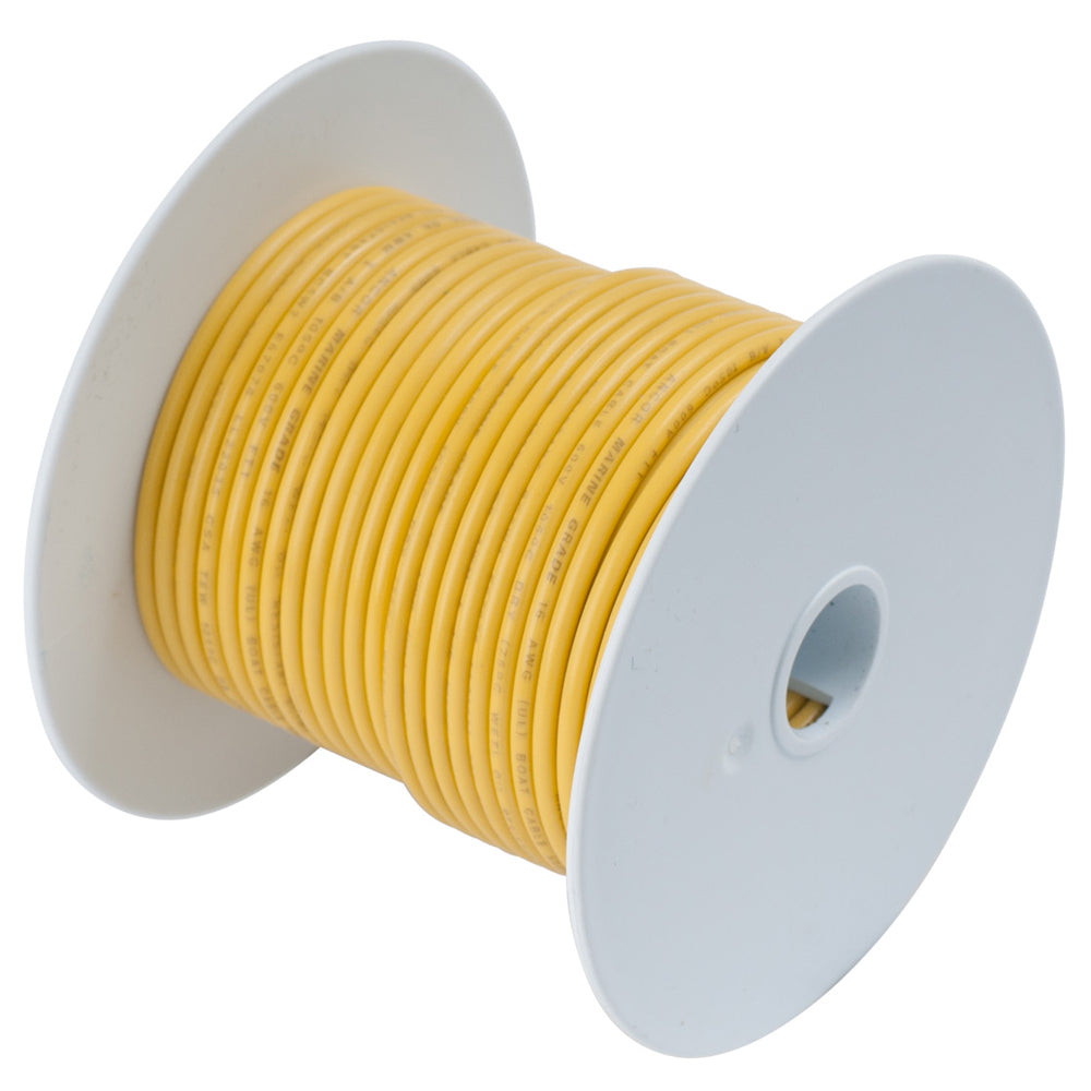 Ancor Yellow 18 AWG Tinned Copper Wire - 100' (Pack of 6)