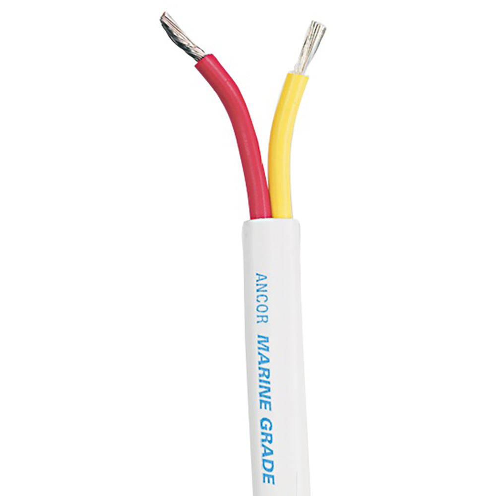 Ancor Safety Duplex Cable - 14/2 AWG - Red/Yellow - Flat - 25' (Pack of 4)