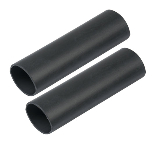 Ancor Heavy Wall Heat Shrink Tubing - 1" x 12" - 2-Pack - Black (Pack of 4)
