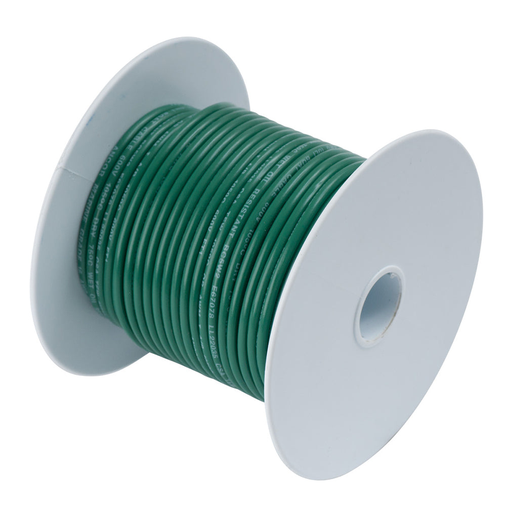 Ancor Green 8 AWG Tinned Copper Wire - 25' (Pack of 2)