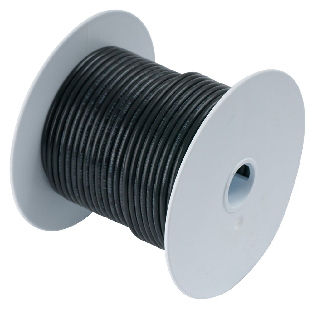 Ancor Black 6 AWG Tinned Copper Wire - 250'
