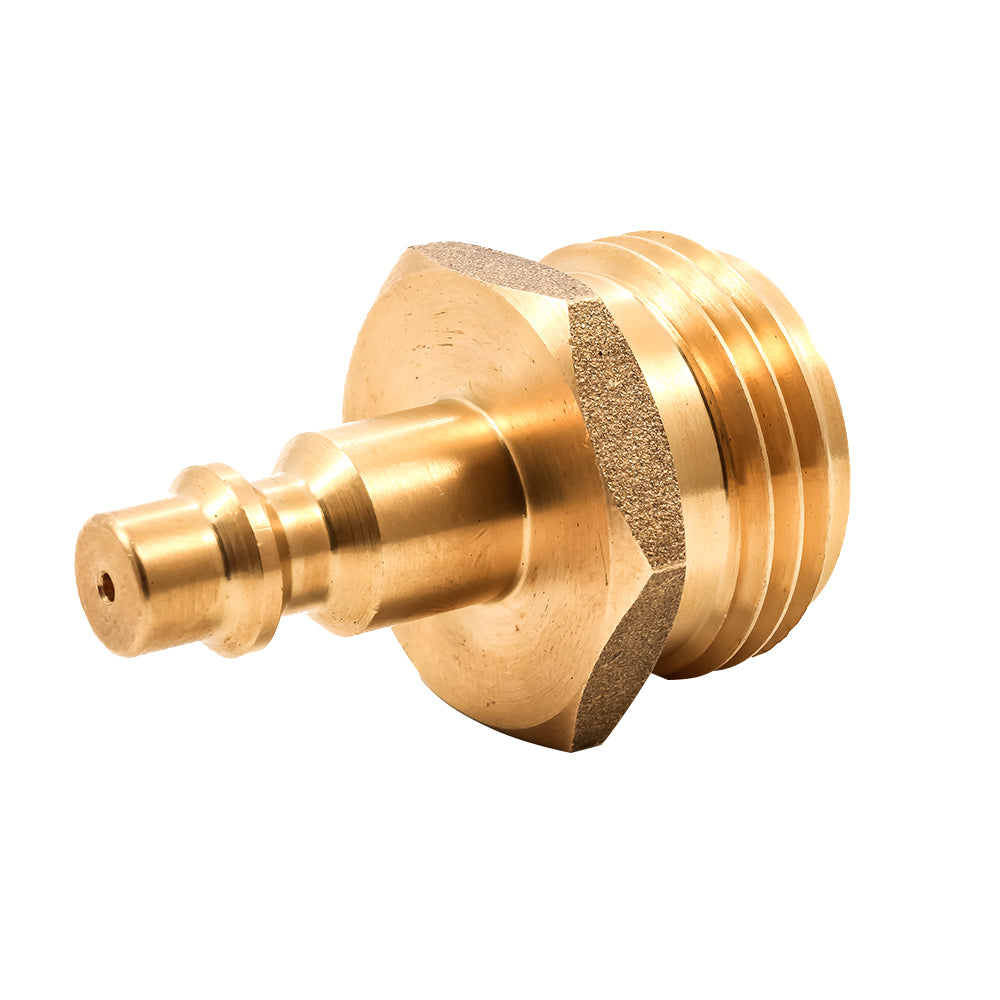 Camco Blow Out Plug - Brass - Quick-Connect Style (Pack of 6)