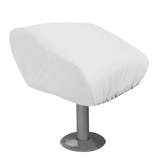 Taylor Made Folding Pedestal Boat Seat Cover - Vinyl White (Pack of 4)