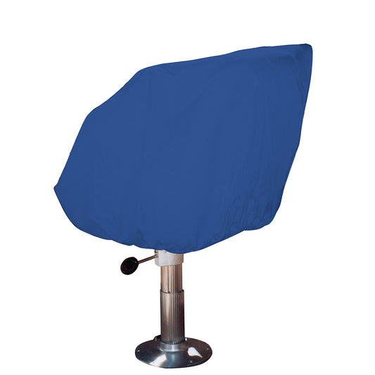 Taylor Made Helm/Bucket/Fixed Back Boat Seat Cover - Rip/Stop Polyester Navy (Pack of 2)
