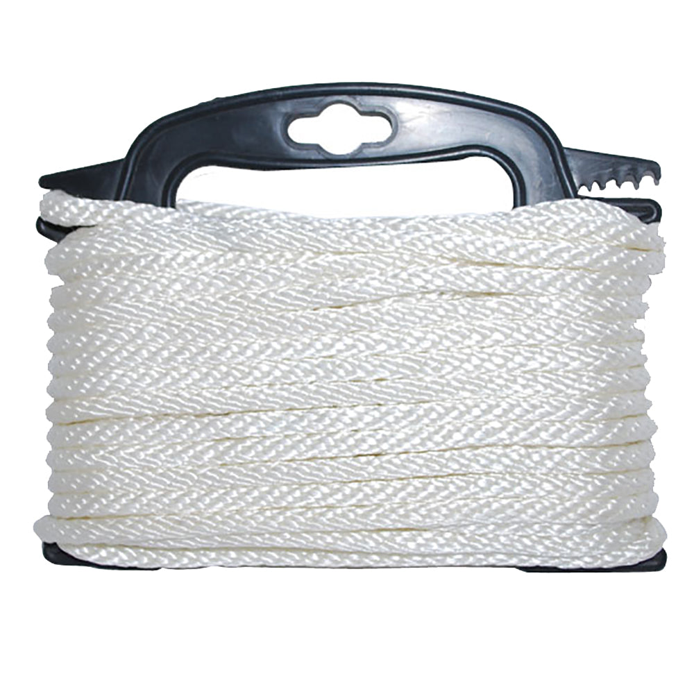 Attwood Braided Nylon Rope - 3/16" x 100' - White (Pack of 4)