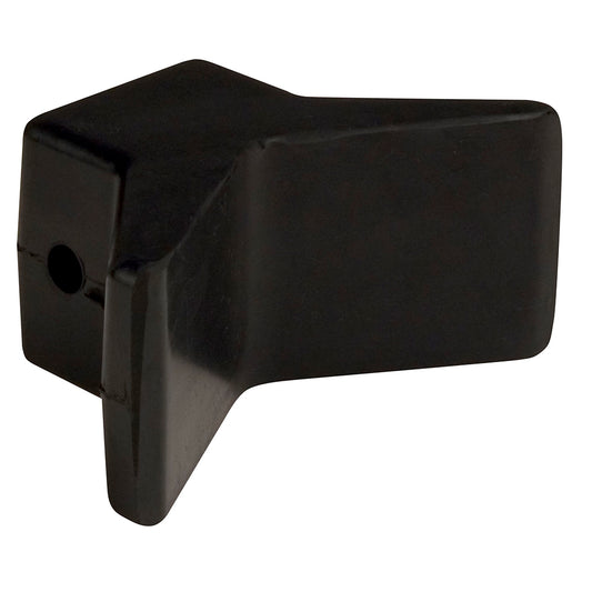 C.E. Smith Bow Y-Stop - 3" x 3" - Black Natural Rubber (Pack of 4)