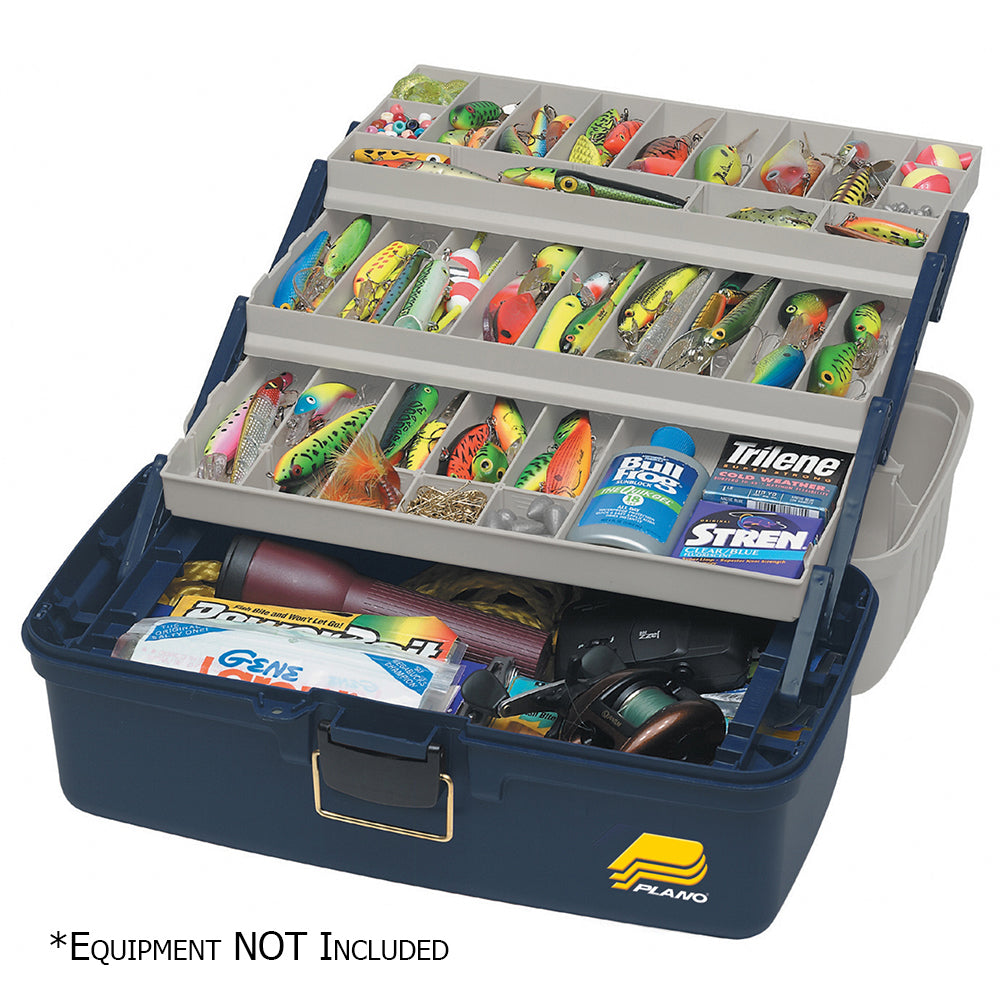 Plano Three-Tray Fixed Compartment Tackle Box - XL (Pack of 2)