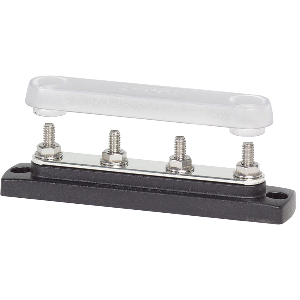 Blue Sea 2307 Common 150A BusBar - (4) 1/4"-20 Studs w/Cover (Pack of 4)