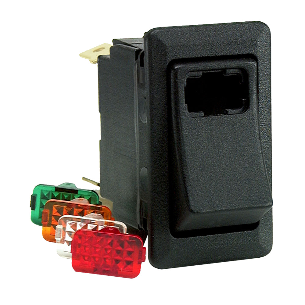Cole Hersee Lighted Rocker Switch SPST On-Off 4 Blade (Pack of 4)