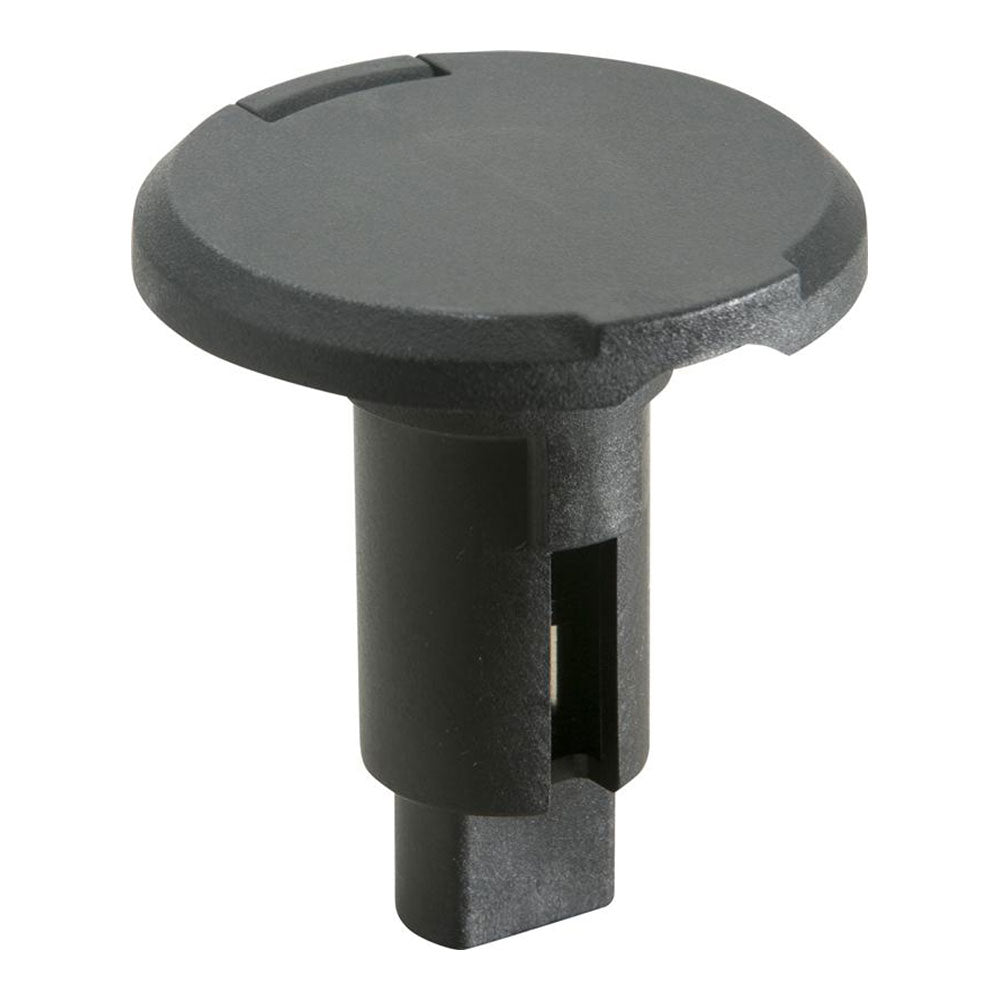 Attwood LightArmor Plug-In Base - 2 Pin - Black - Round (Pack of 4)