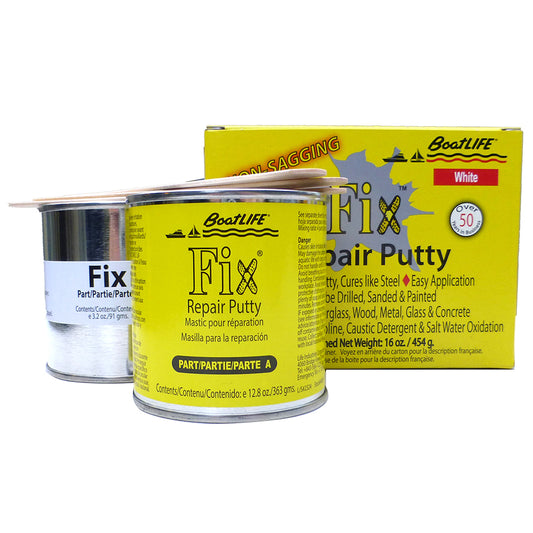 BoatLIFE Fix Repair Putty - 16oz - White (Pack of 2)
