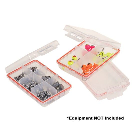 Plano Waterproof Terminal 3-Pack Tackle Boxes - Clear (Pack of 6)