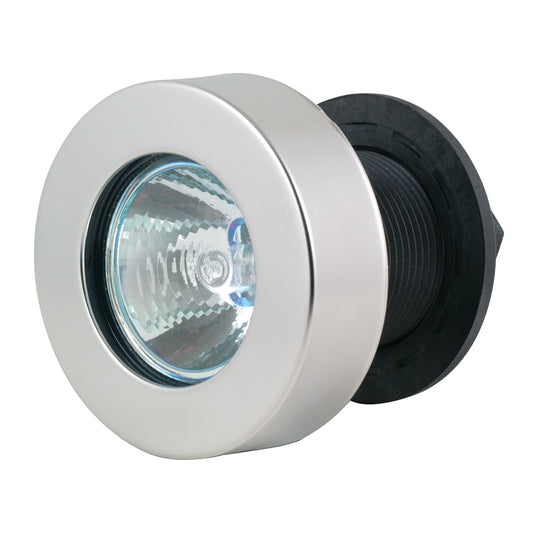 Marinco Flush Mount Docking Lights - Flat Lens w/Stainless Steel Frame (Pack of 4)