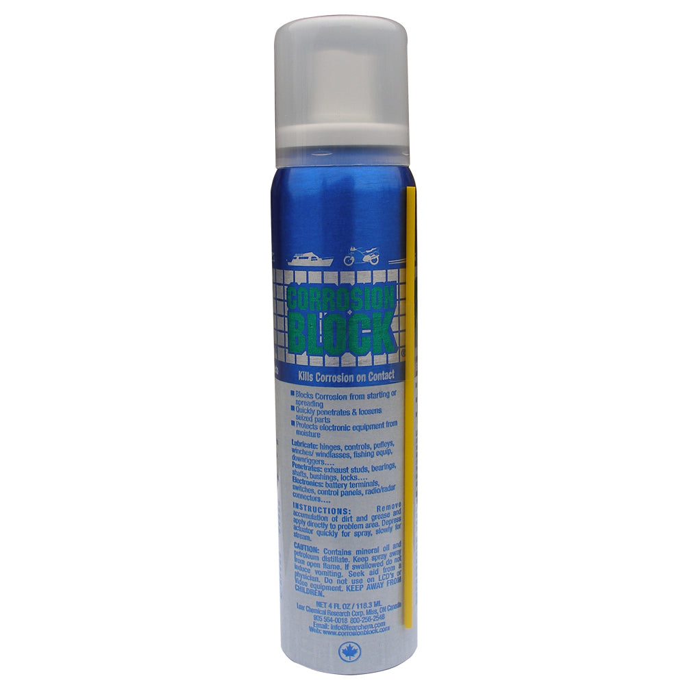 Corrosion Block Liquid Pump Spray - 4oz - Non-Hazmat, Non-Flammable & Non-Toxic (Pack of 6)