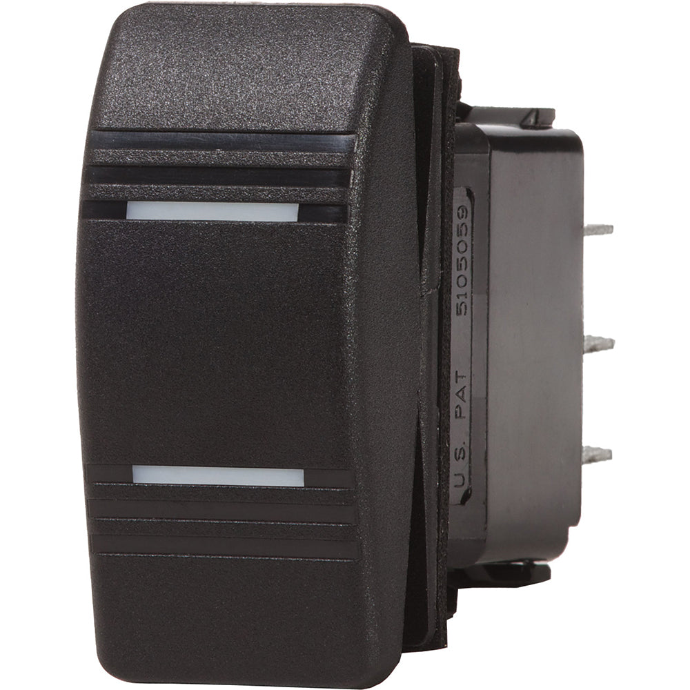 Blue Sea Contura Switch DPDT Black - ON-ON (Pack of 4)