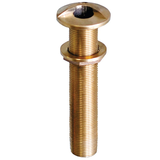 GROCO 3/4" Bronze Extra Long High Speed Thru-Hull Fitting w/Nut (Pack of 2)