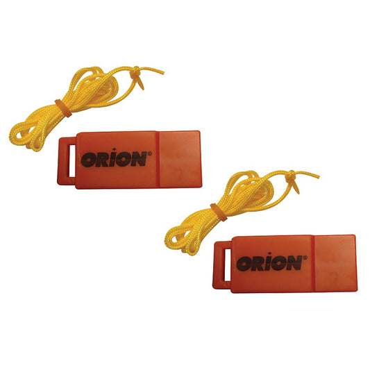 Orion Safety Whistle w/Lanyards - 2-Pack (Pack of 6)